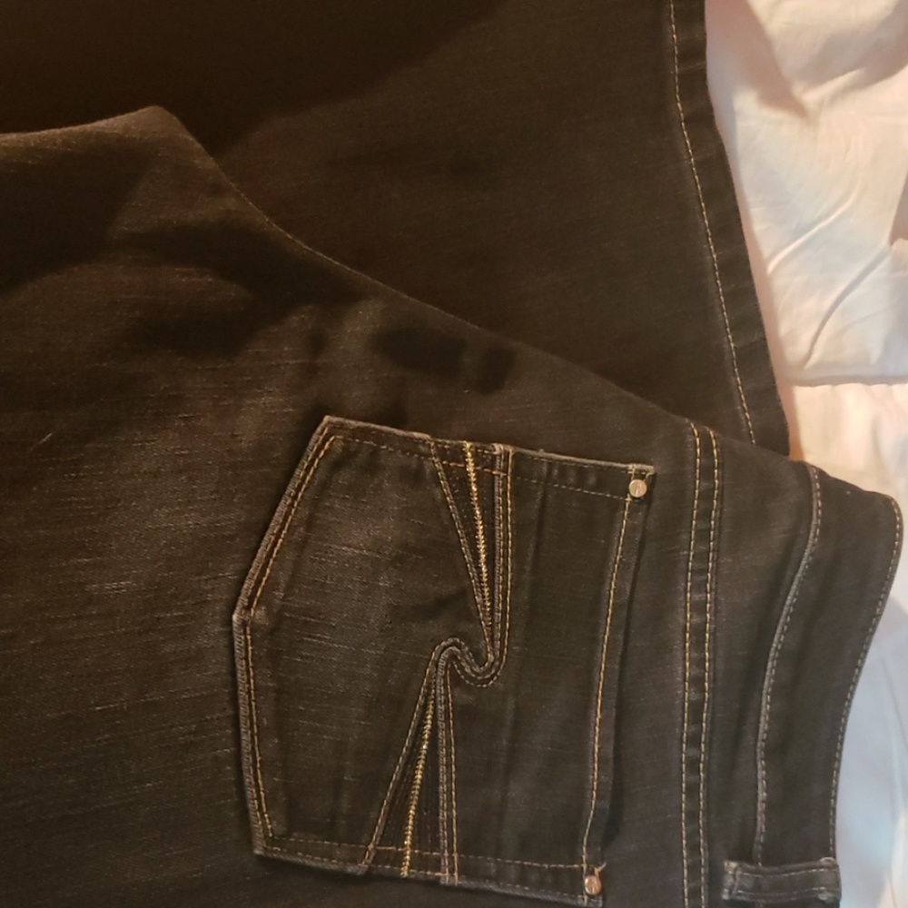 Dark colored White House Black Market jeans